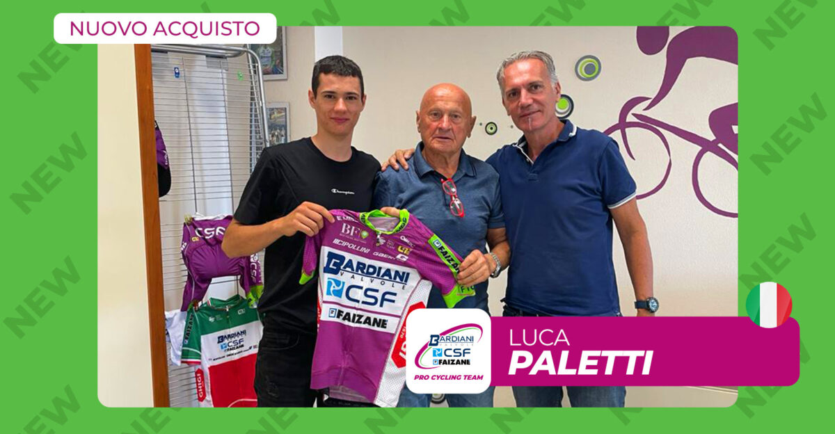 Luca Paletti al progetto giovani della Bardiani CFS