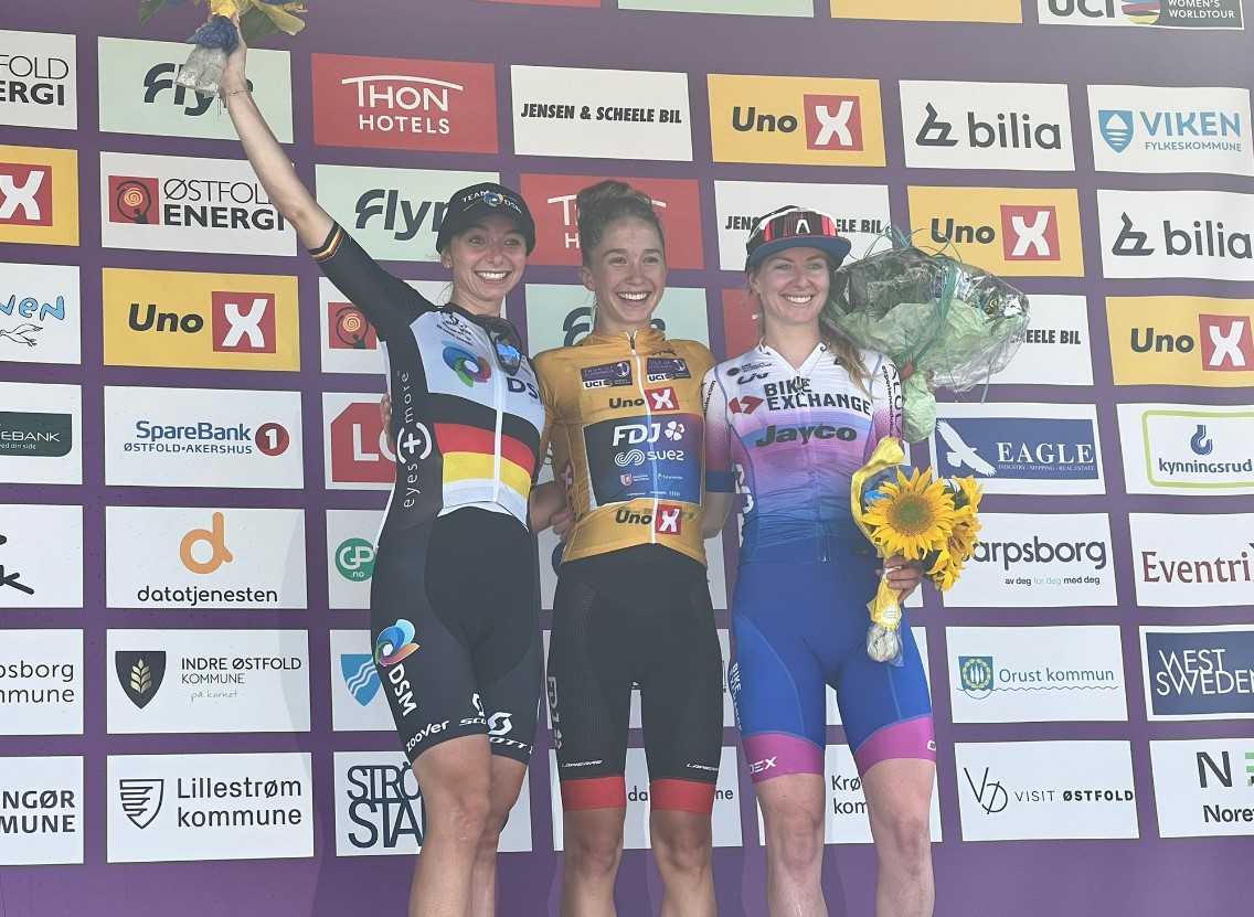 Il podio finale del Tour of Scandinavia 2022