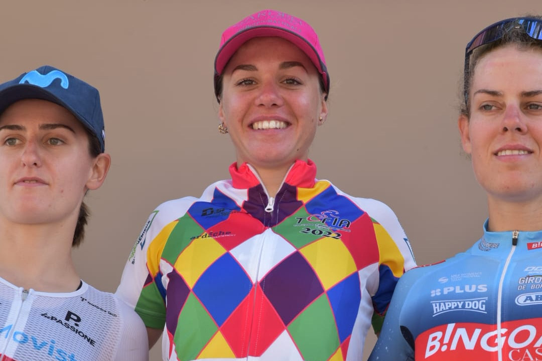 Silvia Zanardi sul podio di Ales