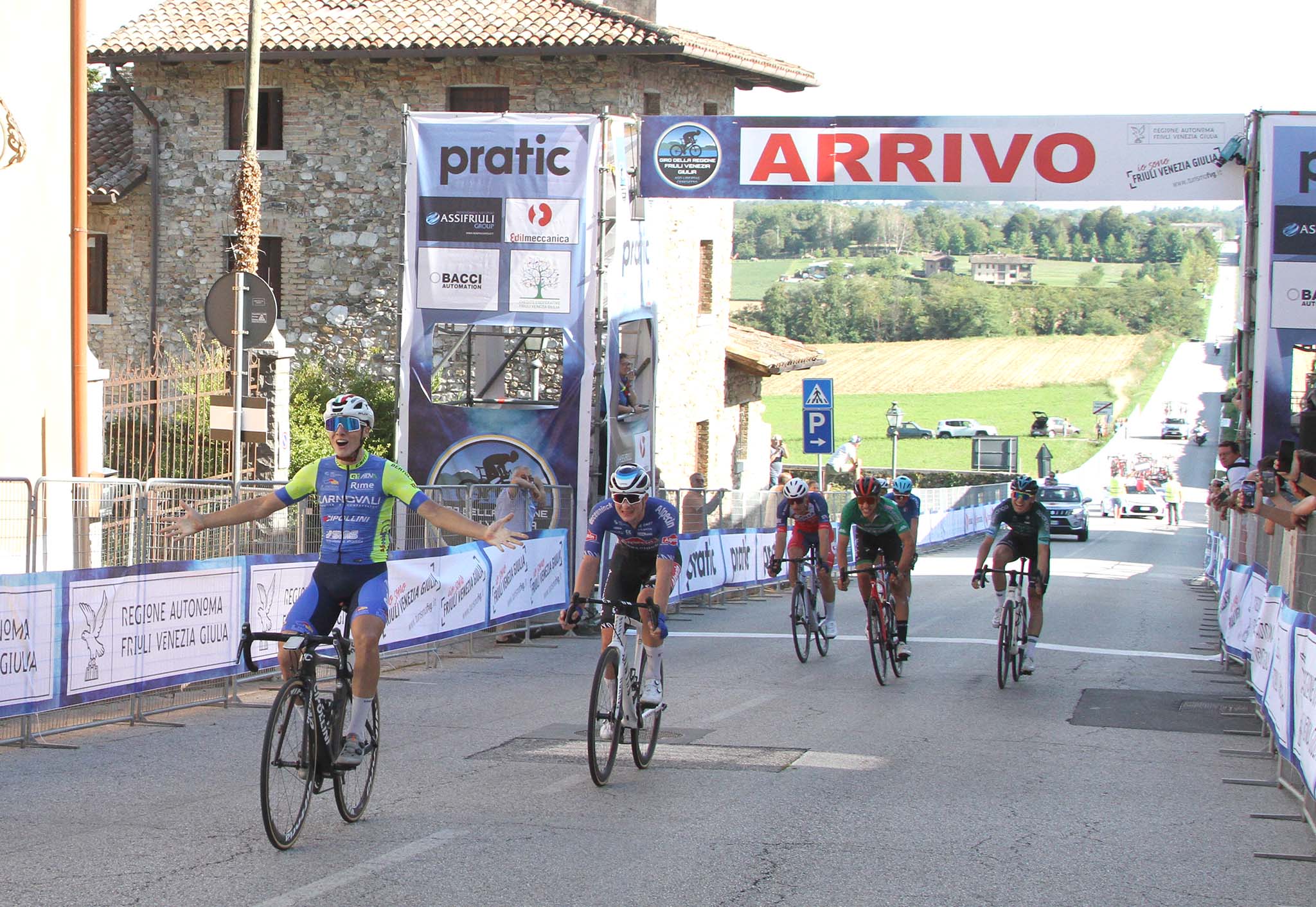 Matteo Zurlo vince la seconda tappa del Giro del Friuli 2022 (foto Bolgan)
