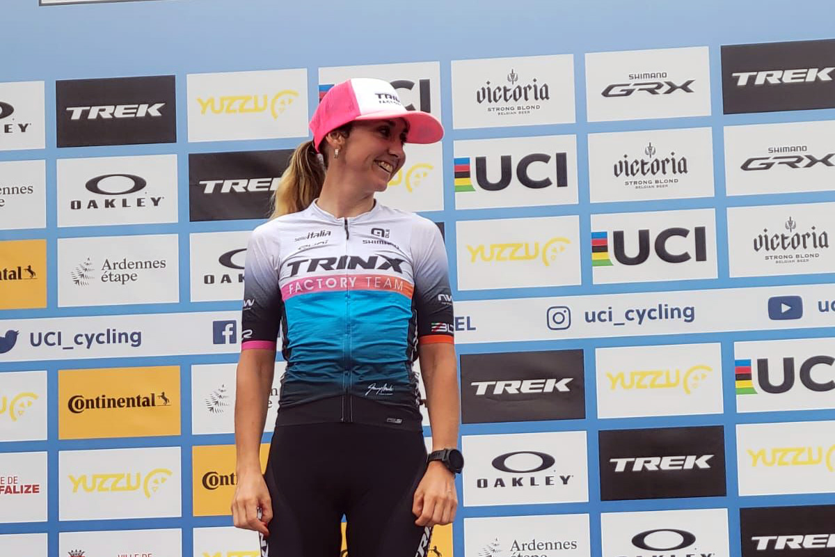Eva Lechner (Trinx Factory Team) vince a Houffalize la settima tappa della Gravel World Series