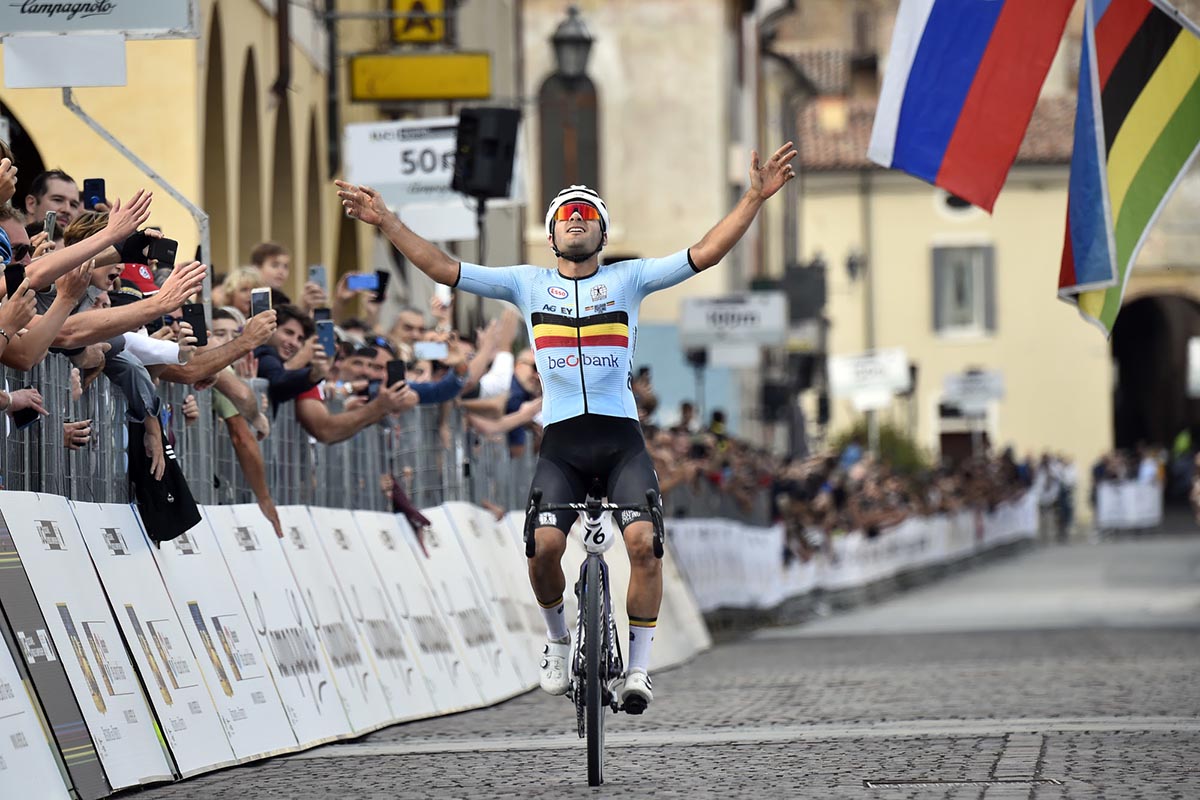 Gianni Vermeersch vince il Mondiale Gravel a Cittadella (foto Sprint Cycling Agency)