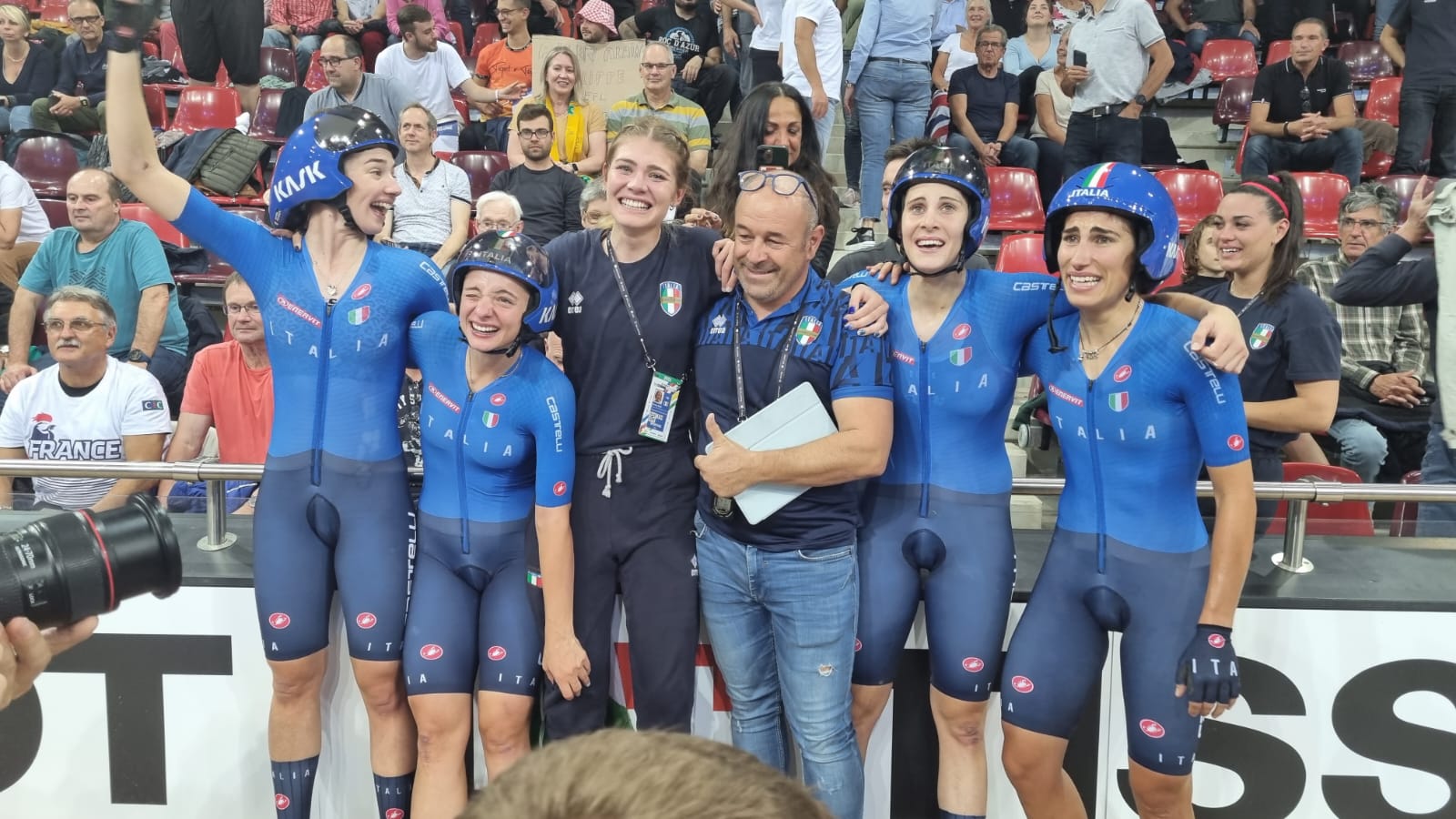 Chiara Consonni vince il titolo iridato nell'inseguimento a squadre