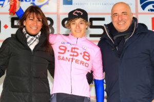 Nadia Quagliotto sul podio del Trofeo Ponente in Rosa 2022 - credit Flaviano Ossola