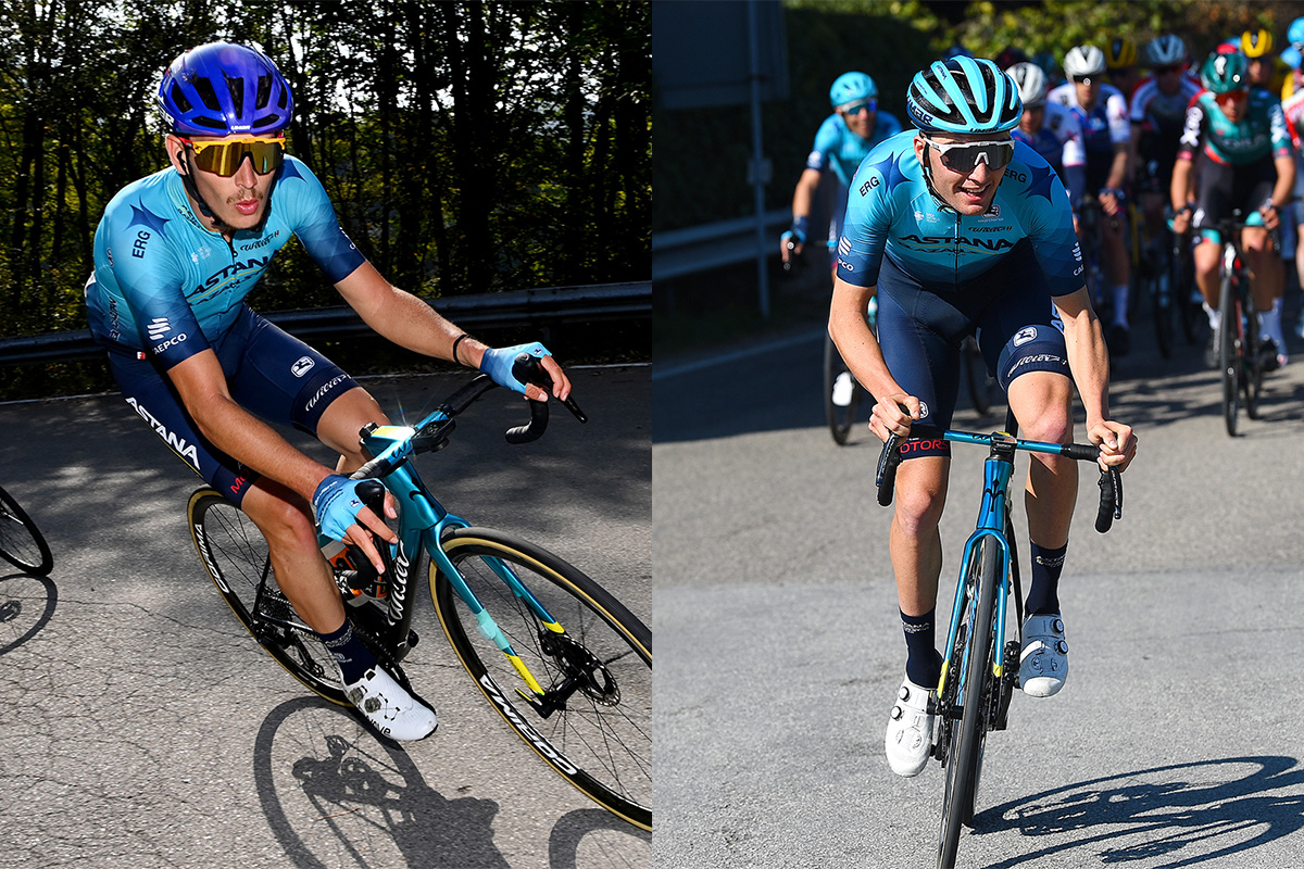 Scaroni e Garofoli all'Astana Qazaqstan Team nel 2023 - Getty images