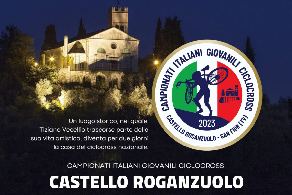 la Sanfiorese presenta il logo Campionati italiani ciclocross Castello di Roganzuolo