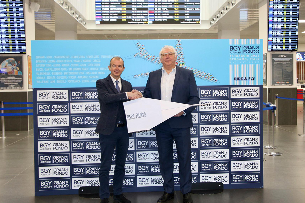 Sanga e Manenti lanciano la BGY Airport Granfondo