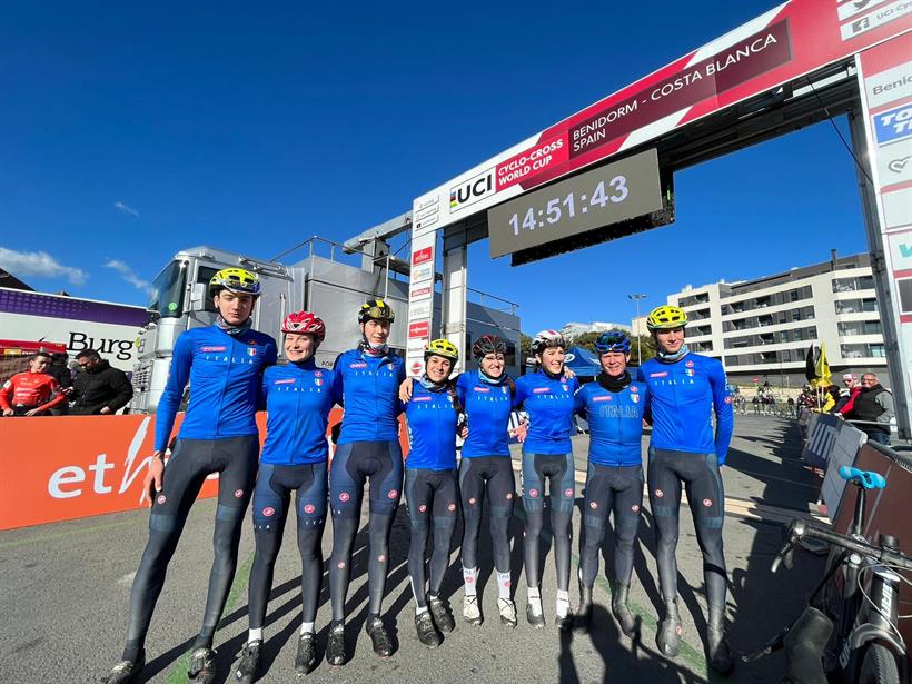 Gli azzurri di Pontoni per la prova di Coppa del Mondo Ciclocross a Besançon