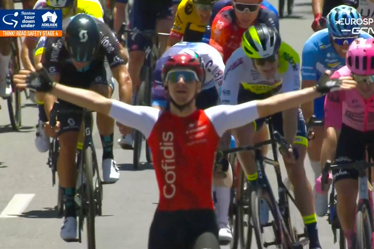 Bryan Coquard vince la quarta tappa del Tour Down Under