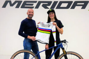 Dario Acquaroli con Gaia Tormena, che approda alla Scuderia Merida