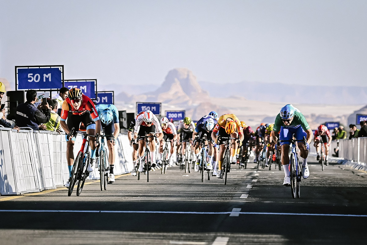 Jonathan Milan vince la seconda tappa del Saudi Tour - credit Pauline Ballet