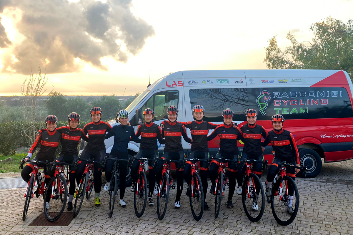 Racconigi Cycling Team a San Vincenzo. - credit Flaviano Ossola