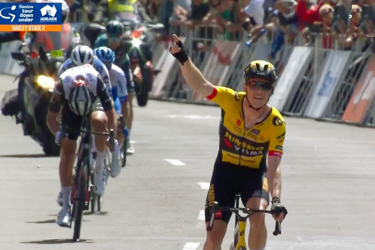 Rohan Dennis vince la seconda tappa del Tour Down Under