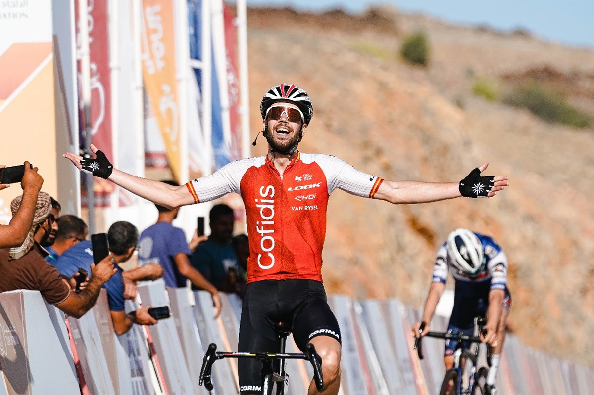Jesus Herrada vince la seconda tappa del Tour of Oman - credit A.S.O Thomas Maheux