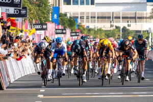 Juan Sebastian Molano vince la quarta tappa dell'UAE Tour 2023 - credit LaPresse