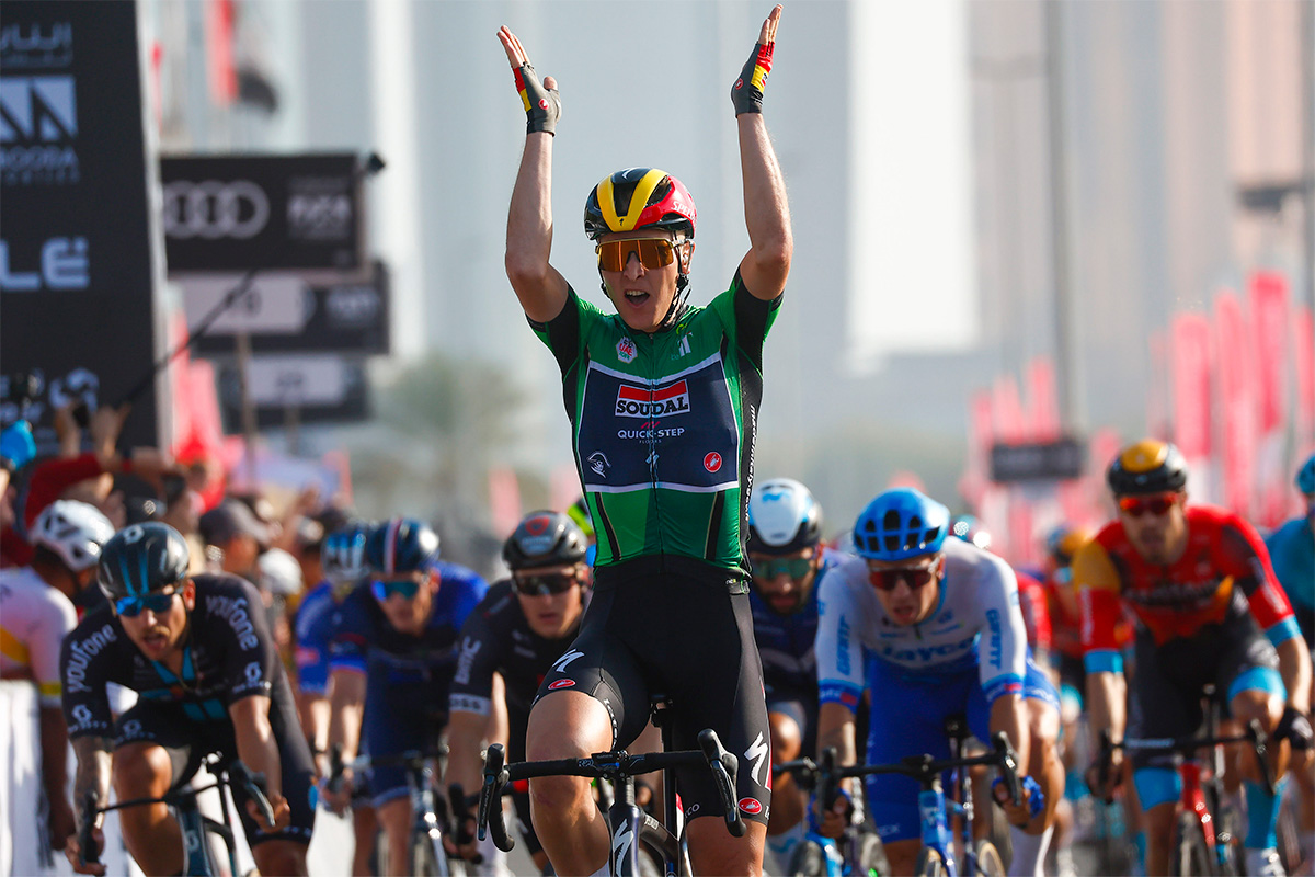 Tim Merlier vince la sesta tappa dell'UAE Tour 2023 - credit Sprint Cycling Agency