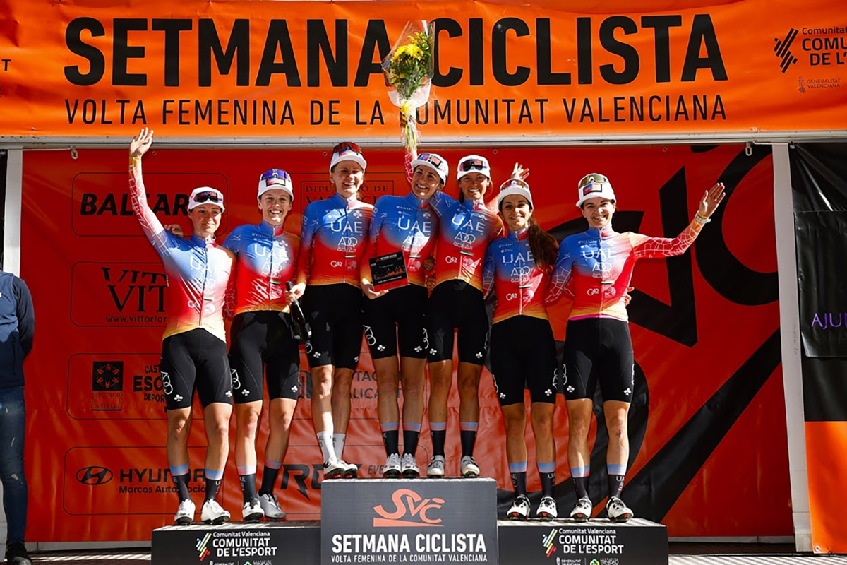 UAE Team ADQ best team della Setmana Valenciana - credit Sprint Cycling Agency