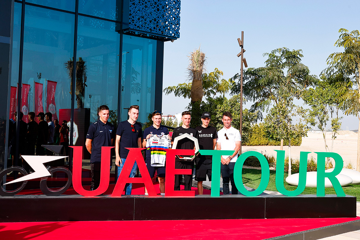 UAE Tour 2023 - conferenza stampa presentazione - credit Sprint Cycling Agency