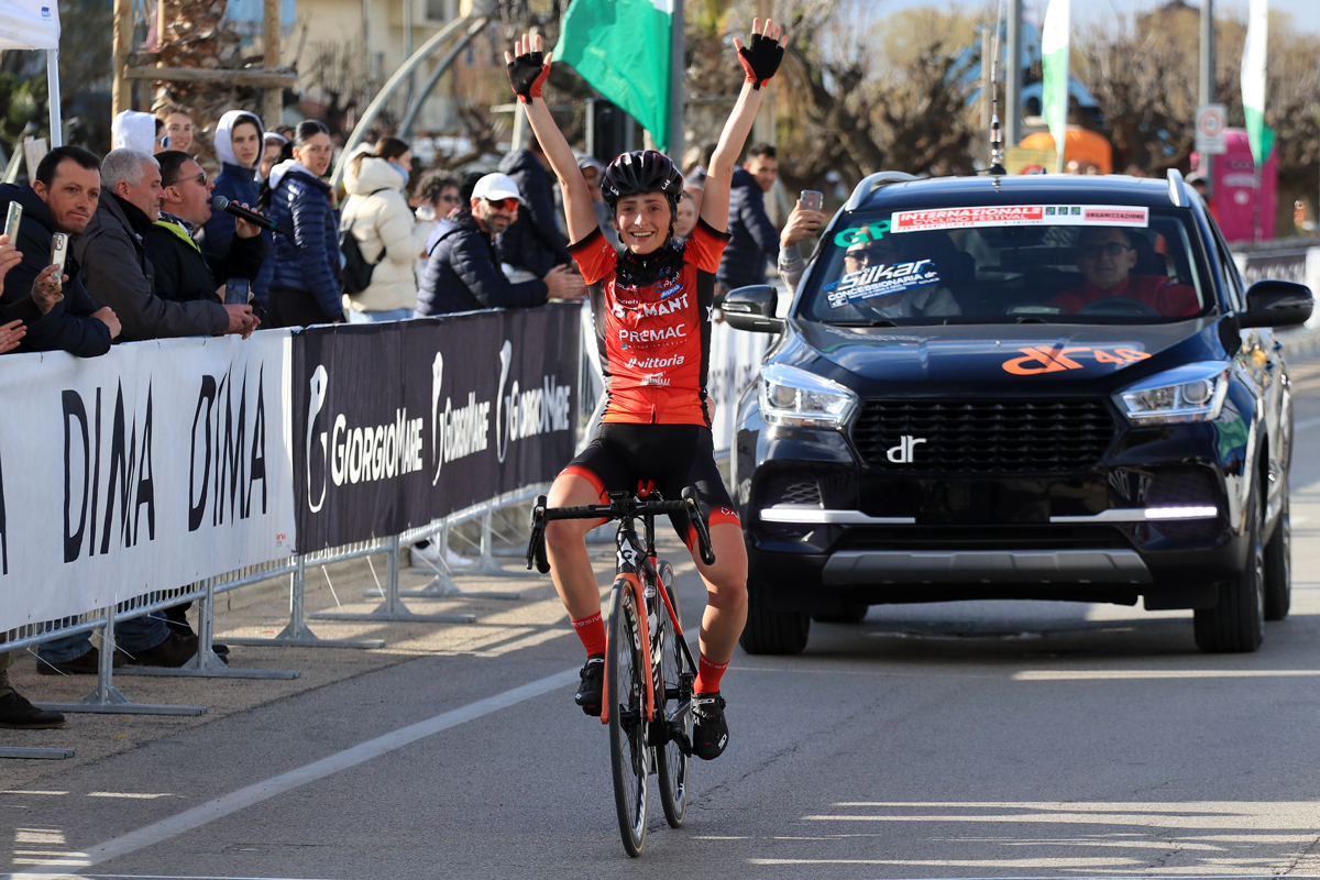 Beatrice Rossato vince il Porto Sant’Elpidio Cycling Festival - credit Flaviano Ossola