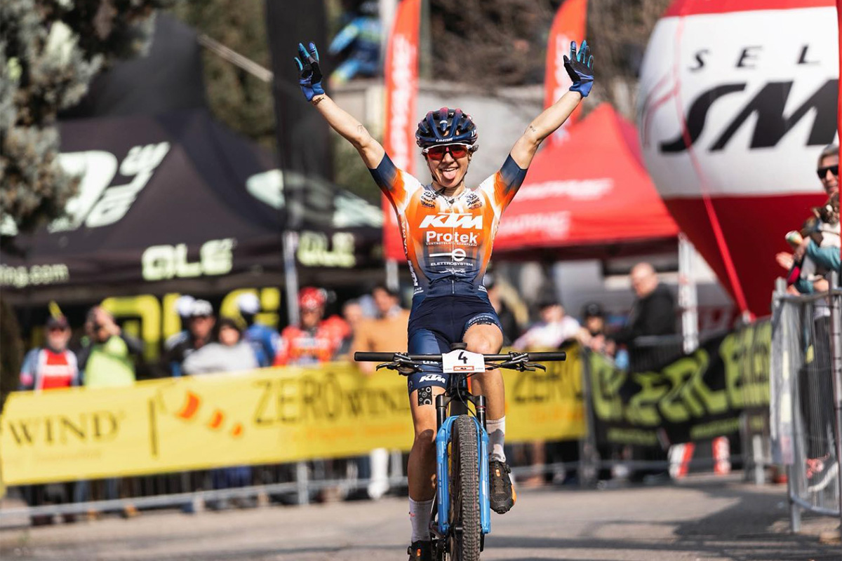Chiara Teocchi vince il Verona Mtb International - credit Alessio Pederiva