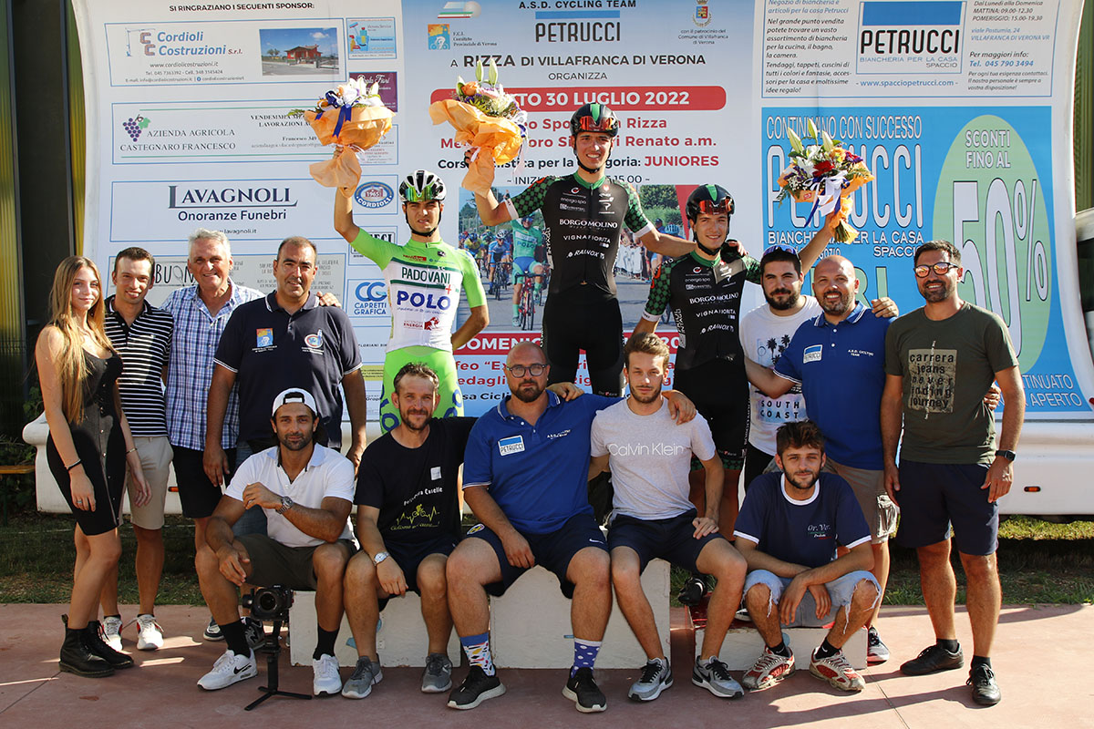 Sportivi La Rizza il podio dell'edizione 2022 - Photo Credit Photobicicailotto