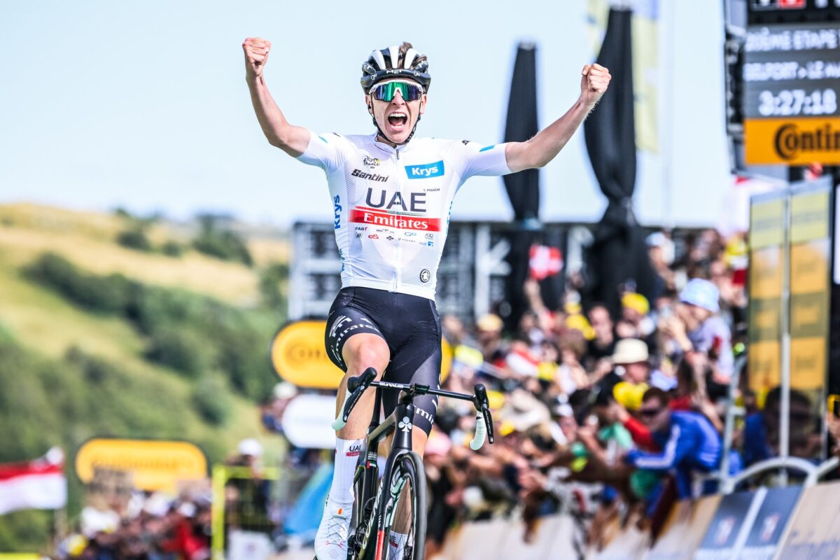 Tadej Pogacar vince la 20° tappa del Tour a Le Markstein - credit ASO Pauline_Ballet