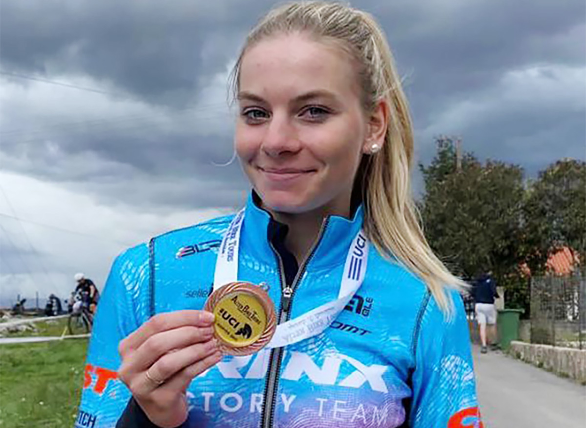 Vita Movrin (Trinx Factory Race), terza nel secondo round della Sparta MTB Race