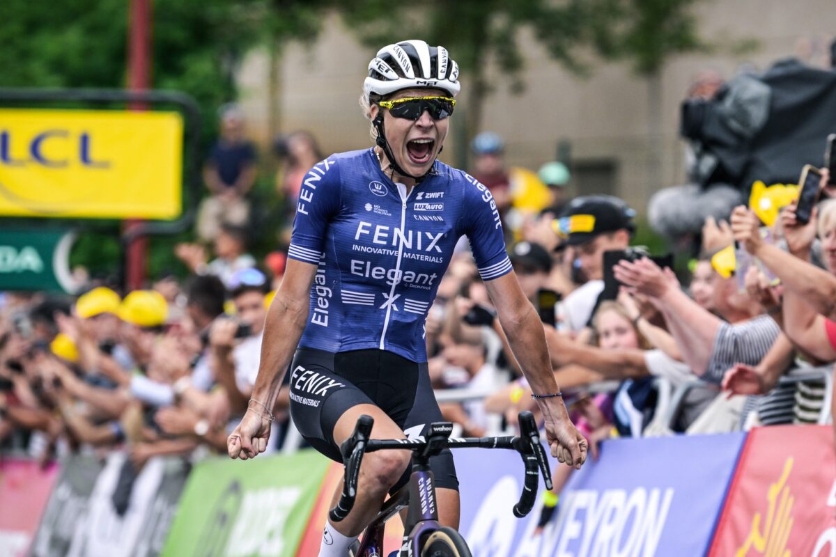Yara Kastelijn vince la quarta tappa del Tour de France Femmes - credit ASO