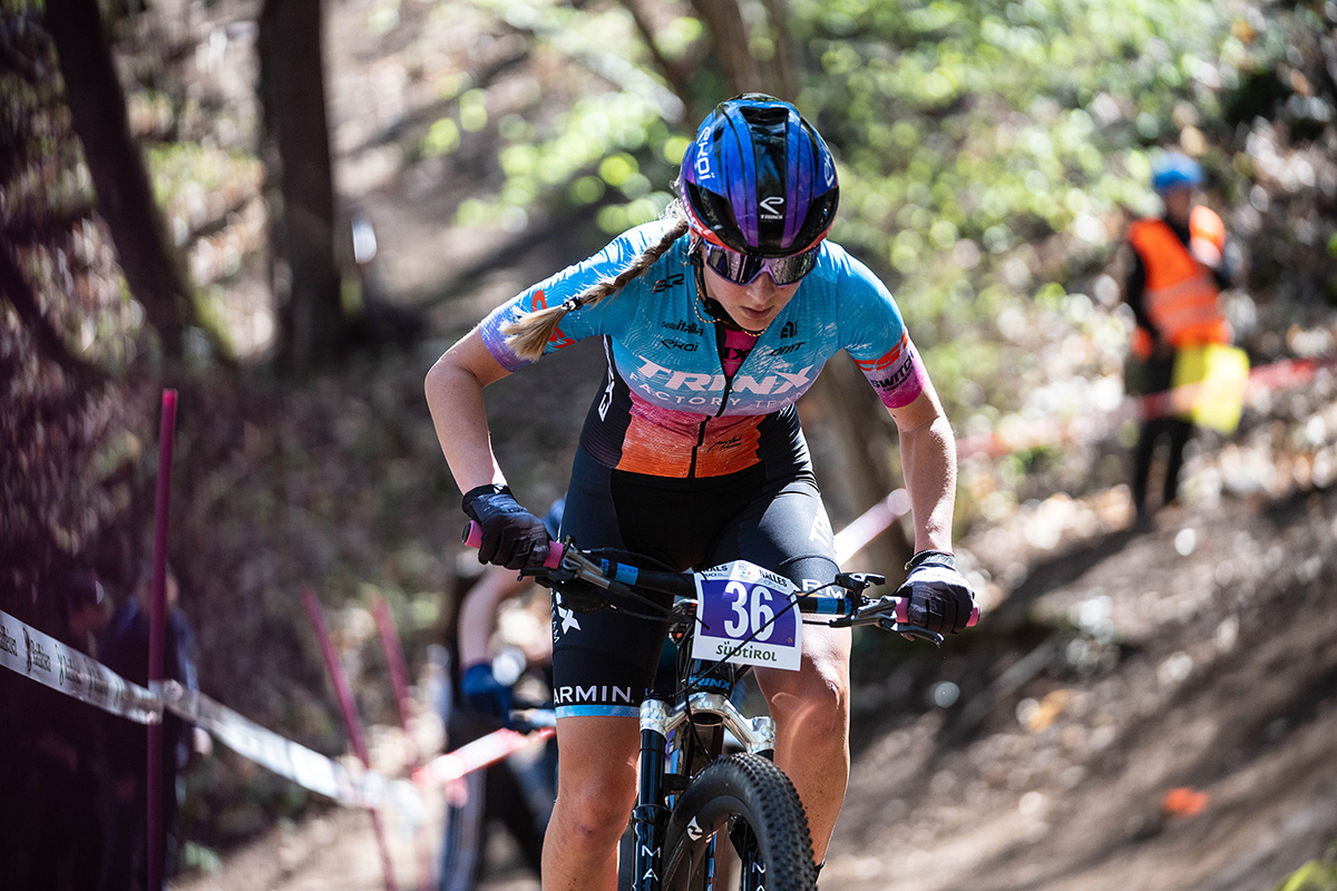 Lucia Bramati (Trinx Factory Team) alla Marlene Sudtirol Sunshine Race - credit Alessio Pederiva