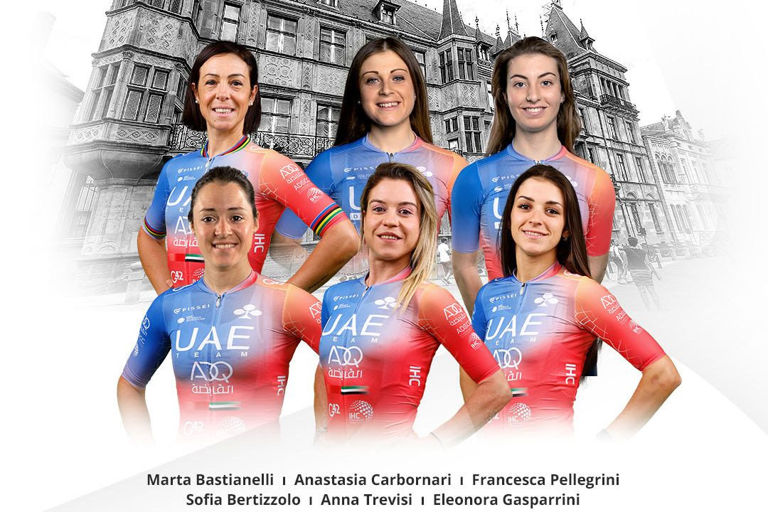 Marta Bastianelli guida l'UAE Team ADQ all'Elsy Jacobs Festival