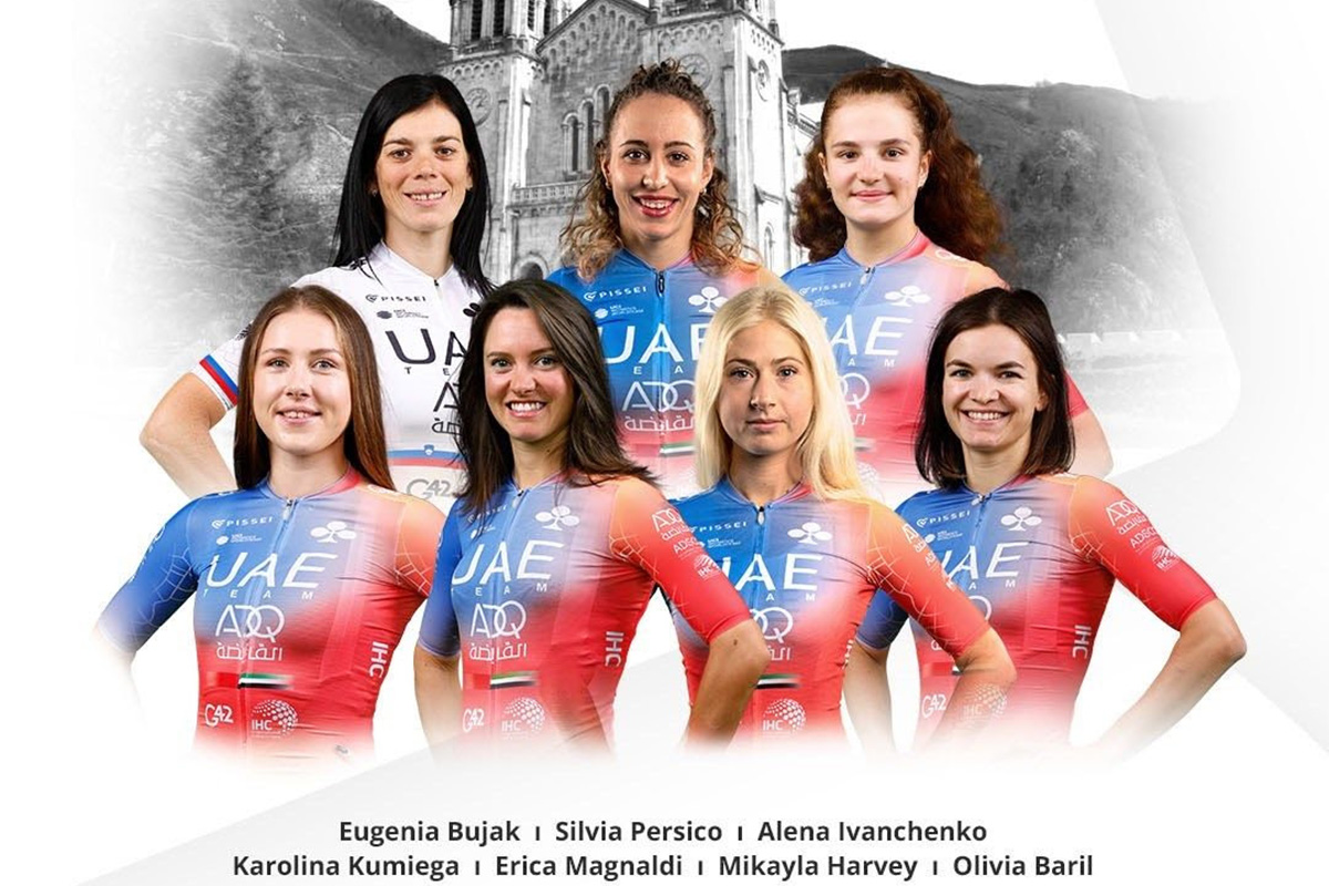 UAE Team ADQ per la Vuelta Femenina