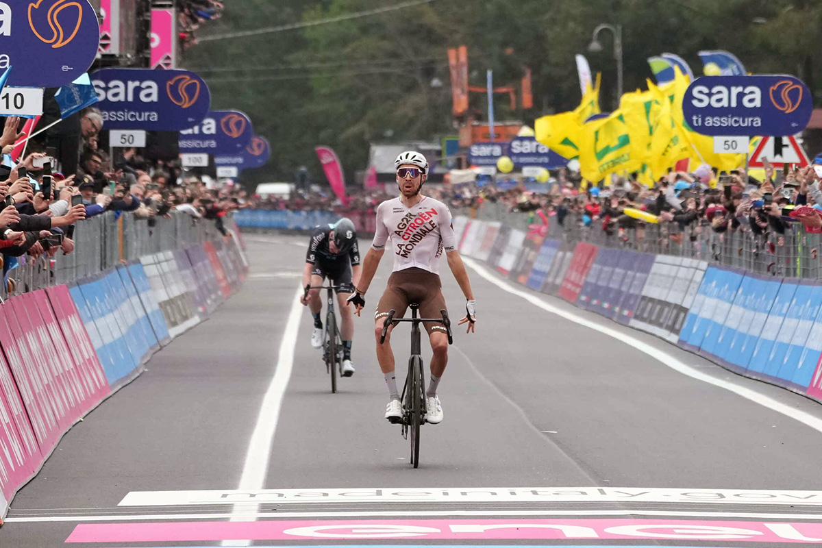 Aurélien Paret-Peintre (AG2R Citroën Team) vince la quarta tappa del Giro d'Italia 2023 - credit LaPresse