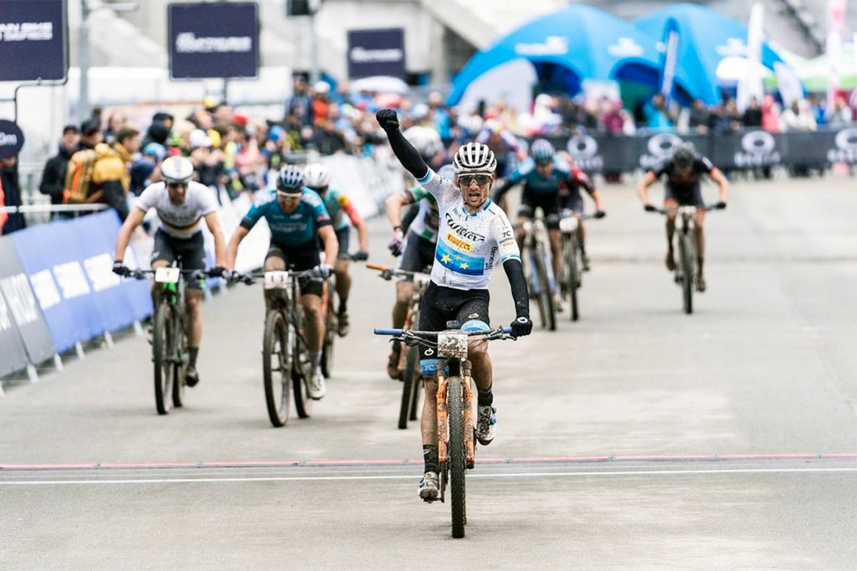 Fabian Rabensteiner vince la prima prova di Coppa del Mondo Marathon a Nove Mesto - credit Alessio Pederiva