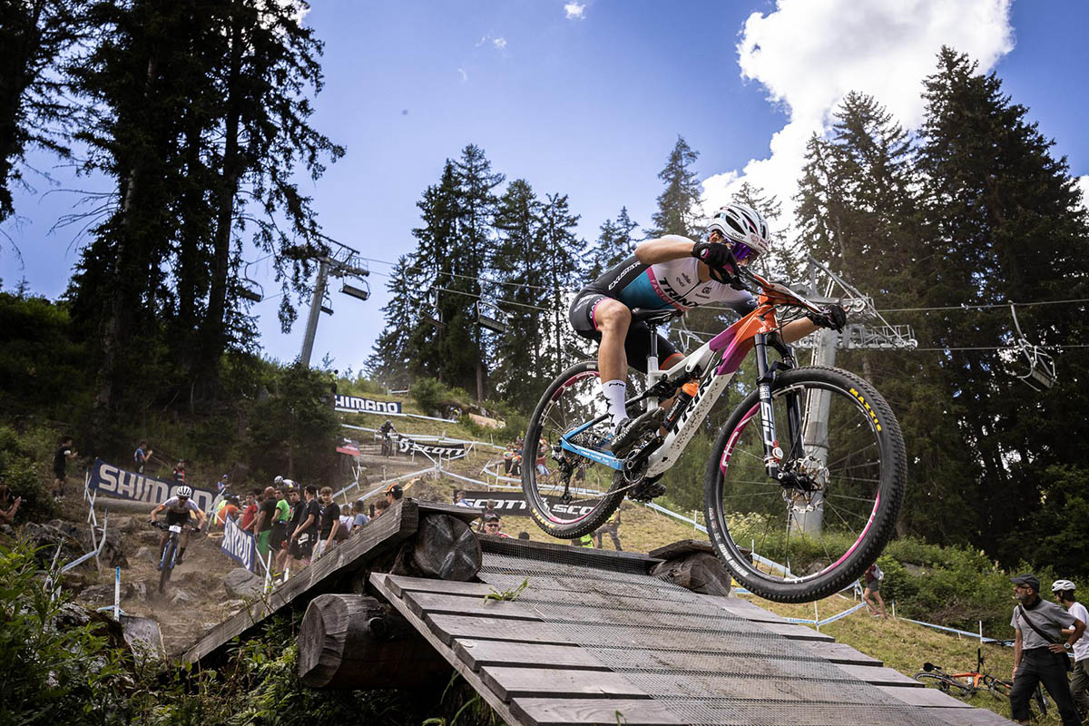 Gioele Bertolini in azione a La Thuile Mtb Race 2022 - credit Mario Pierguidi