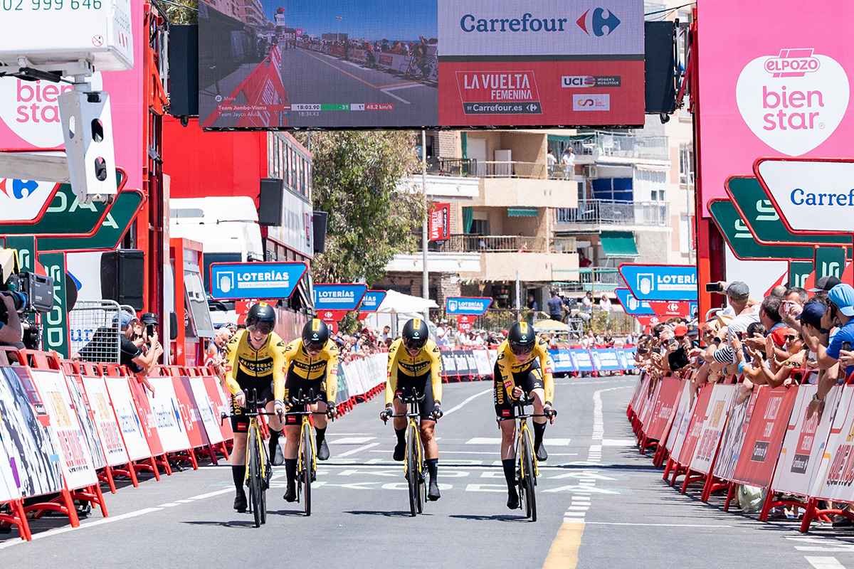 La Jumbo Visma vince la cronosquadre di apertura della Vuelta Femenina - credit Sprint Cycling Agency