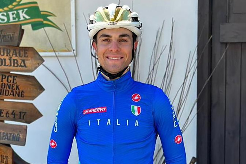 Mattia Negrente azzurro alla Corsa della Pace e agli Europei di Drenthe 2023