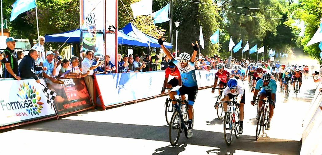 Samuel Quaranta secondo nella seconda tappa della Vuelta Formosa Internacional - credit Luis Rojo