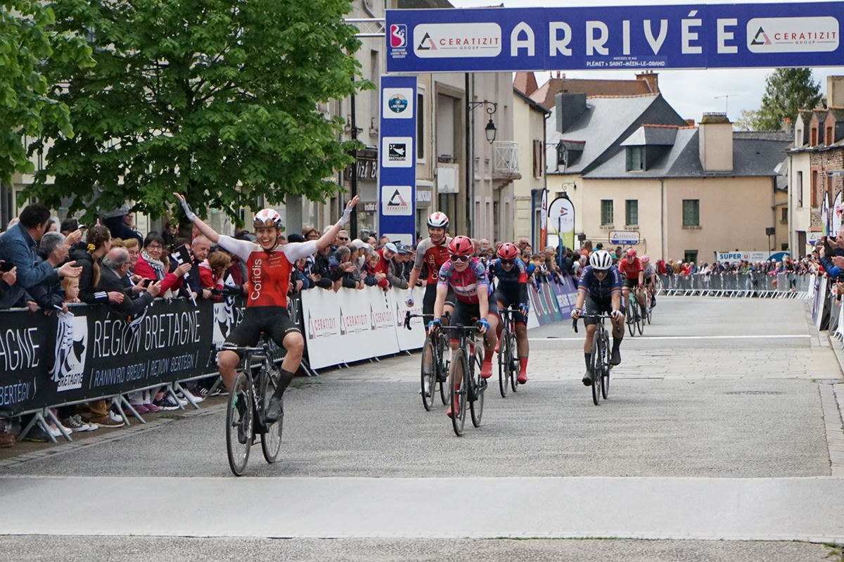 Valentine Fortin vince la seconda tappa del Tour de Bretagne - credit Lisa Guerin