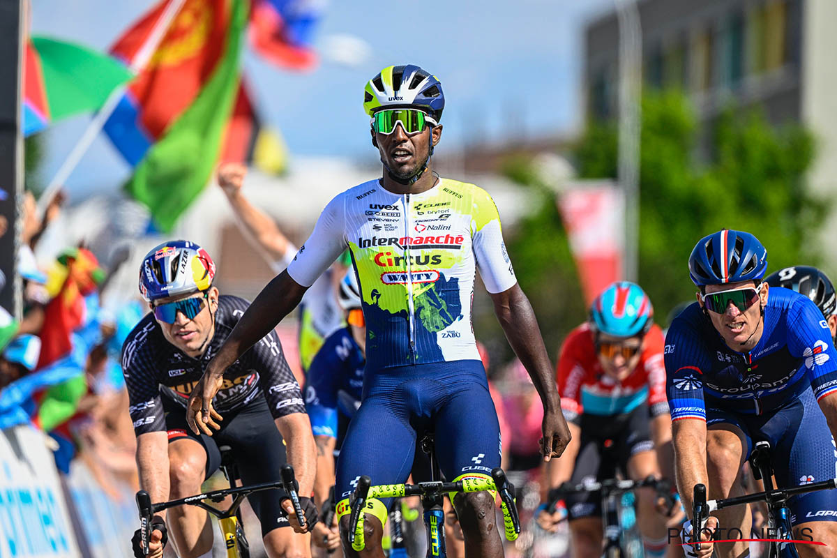 Biniam Girmay vince la seconda tappa del Tour de Suisse