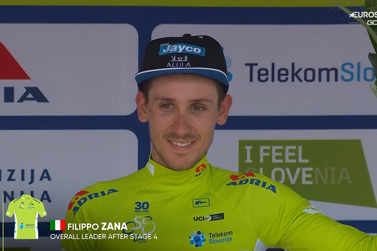 Filippo Zana nuovo leader del Tour of Slovenia