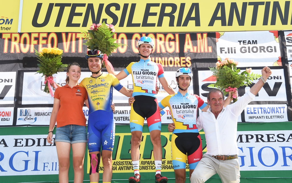 Il podio del 36° Trofeo Vittorio Giorgi alla memoria - credit Rodella