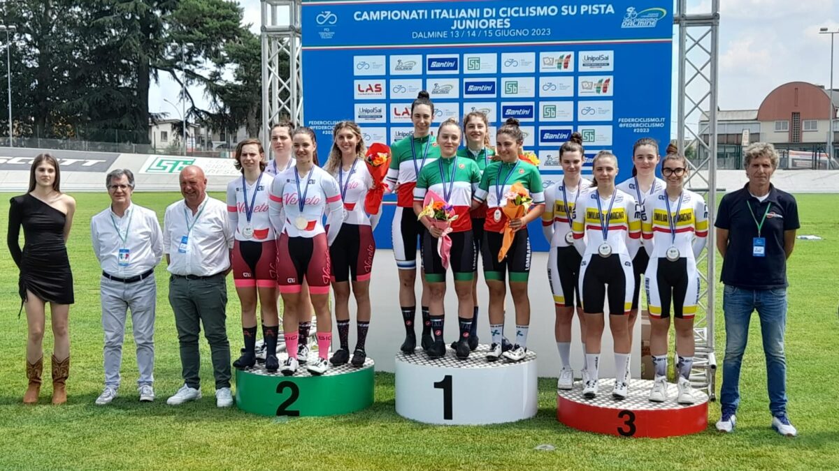 Inseguimento a squadre - oro per Cappelletti - Venturelli - Pavesi (Valcar - Travel & Service)
