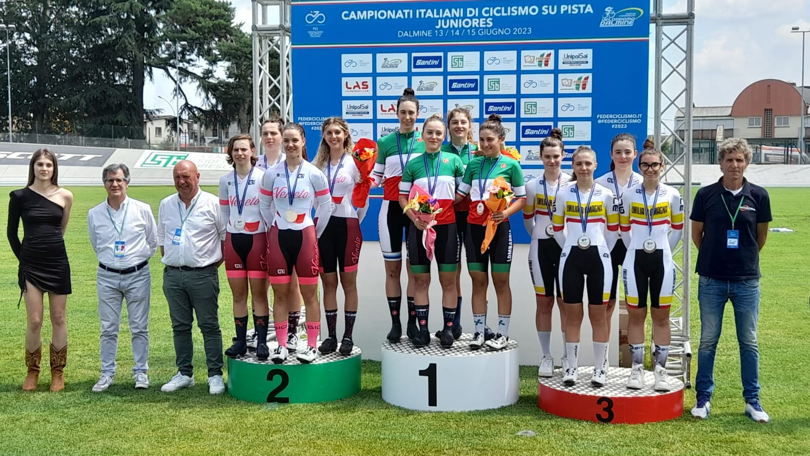Inseguimento a squadre - oro per Cappelletti - Venturelli - Pavesi (Valcar - Travel & Service)