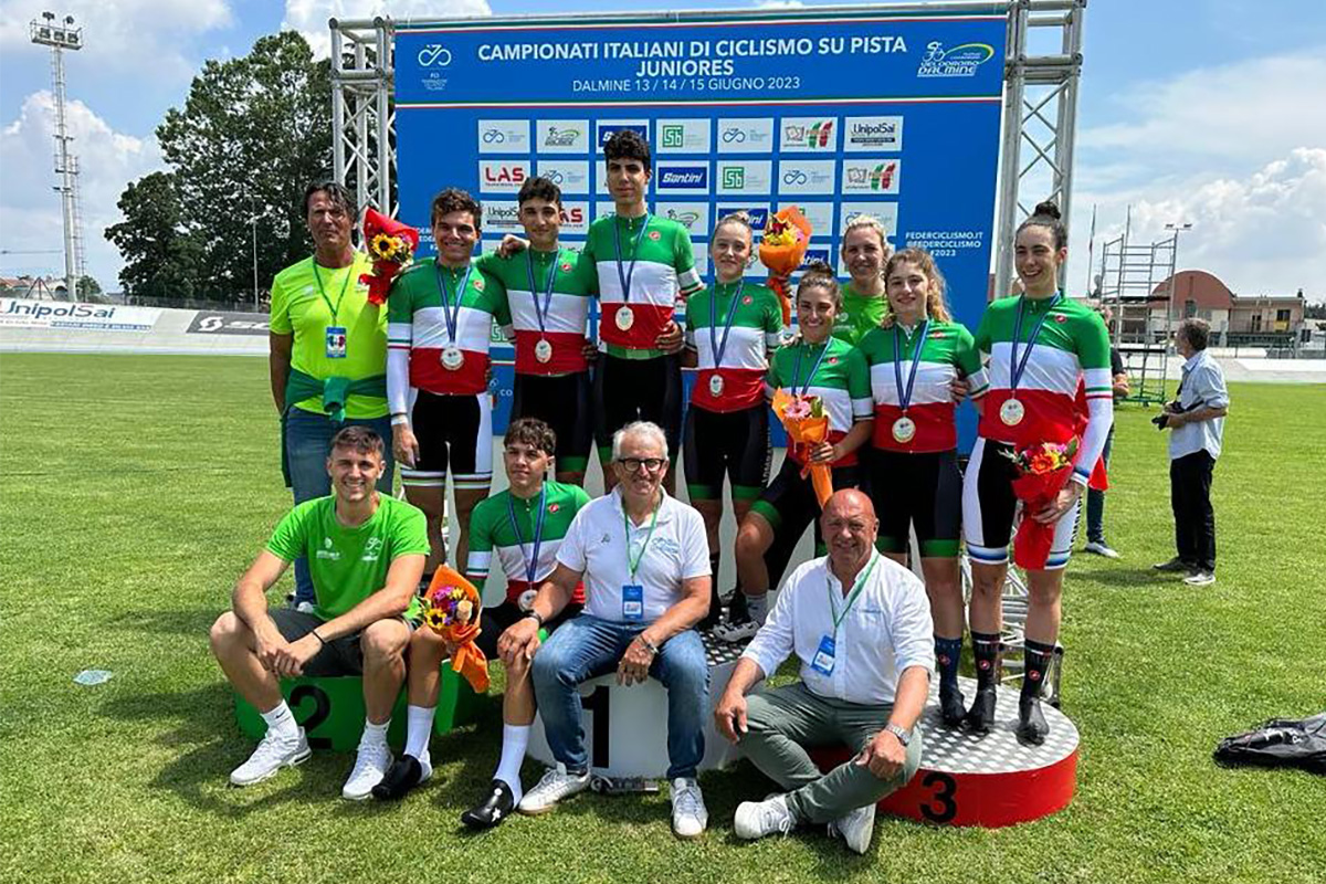 Italiani juniores su pista 2023. La Lombardia vince l'inseguimento a squadre maschile e femminile