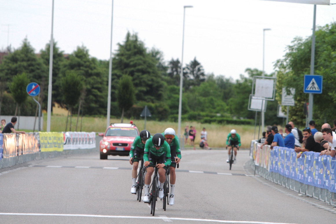La Borgo Molino Vigna Fiorita vince la cronosquadre di apertura del 21° Giro del Friuli Juniores
