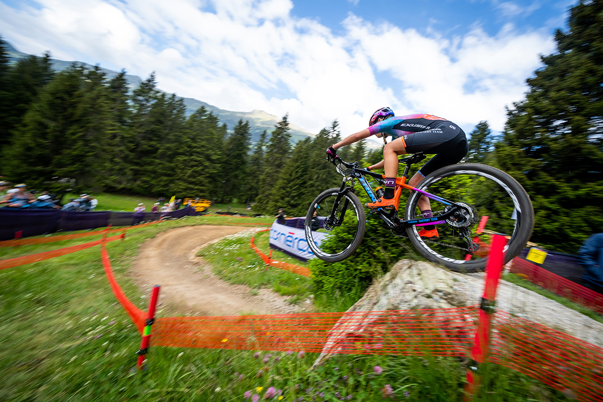 Lucia Bramati (Trinx Factory Team) a Lenzerheide - credit Maxime Schmid