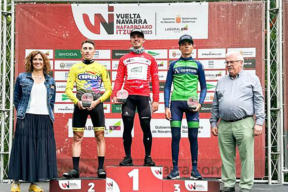 Simone Carrò, secondo nella classifica generale della Vuelta a Navarra