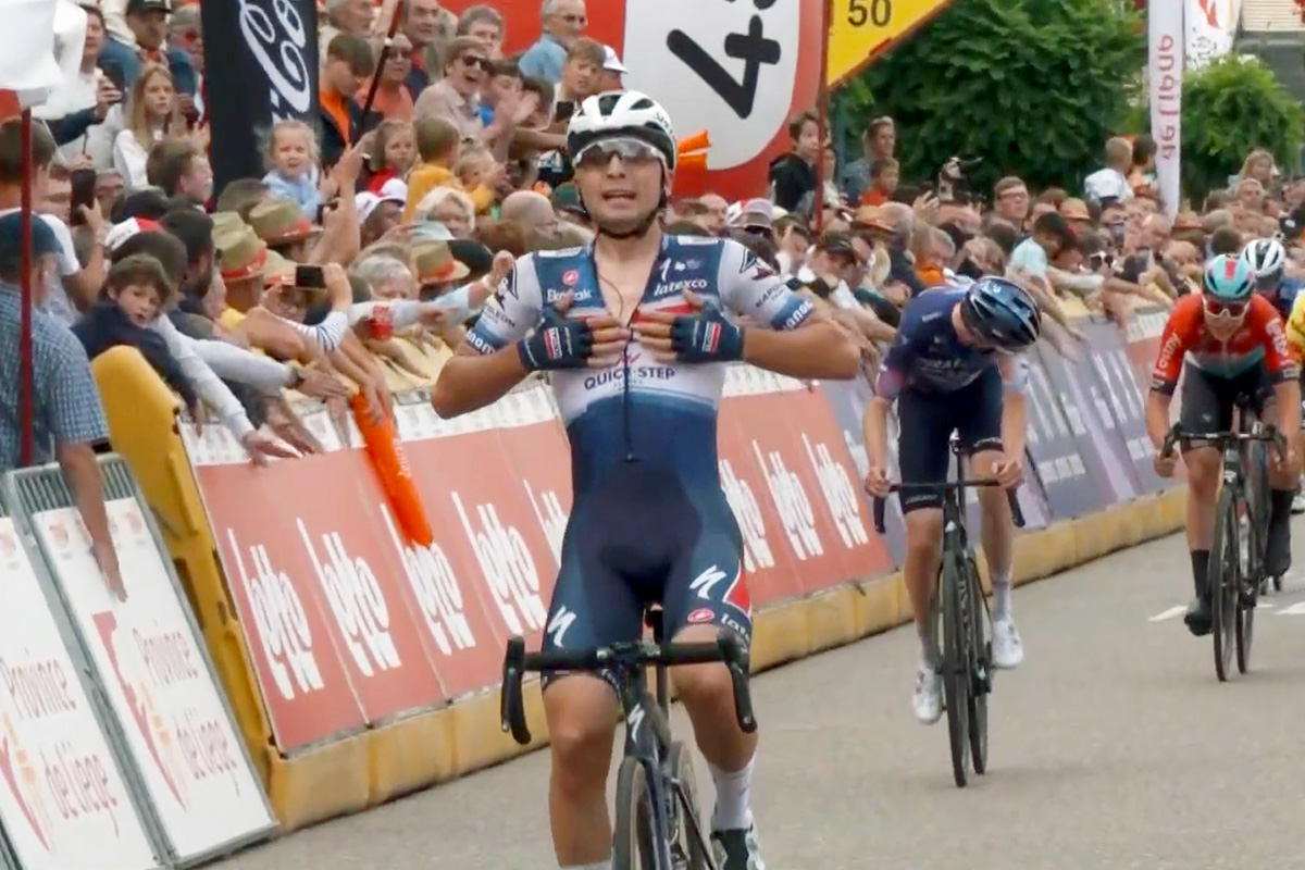 Andrea Bagioli vince l'ultima tappa del Tour de Wallonie