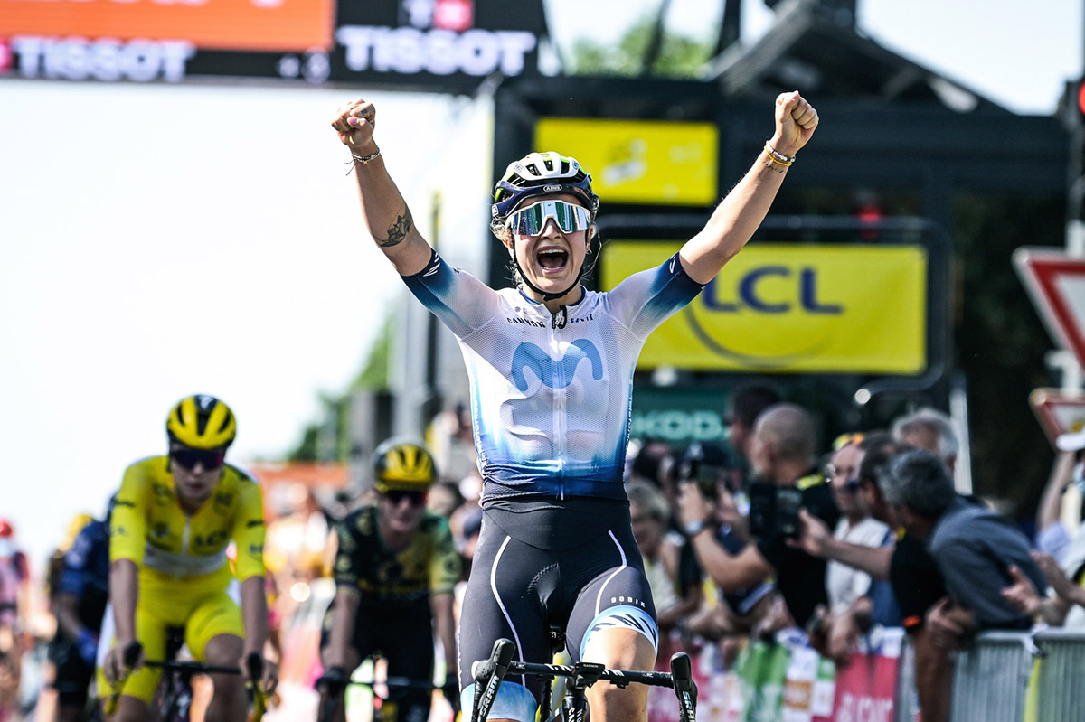 Emma Norsgaard vince la sesta tappa del Tour de France Femmes 2023 - credit ASO