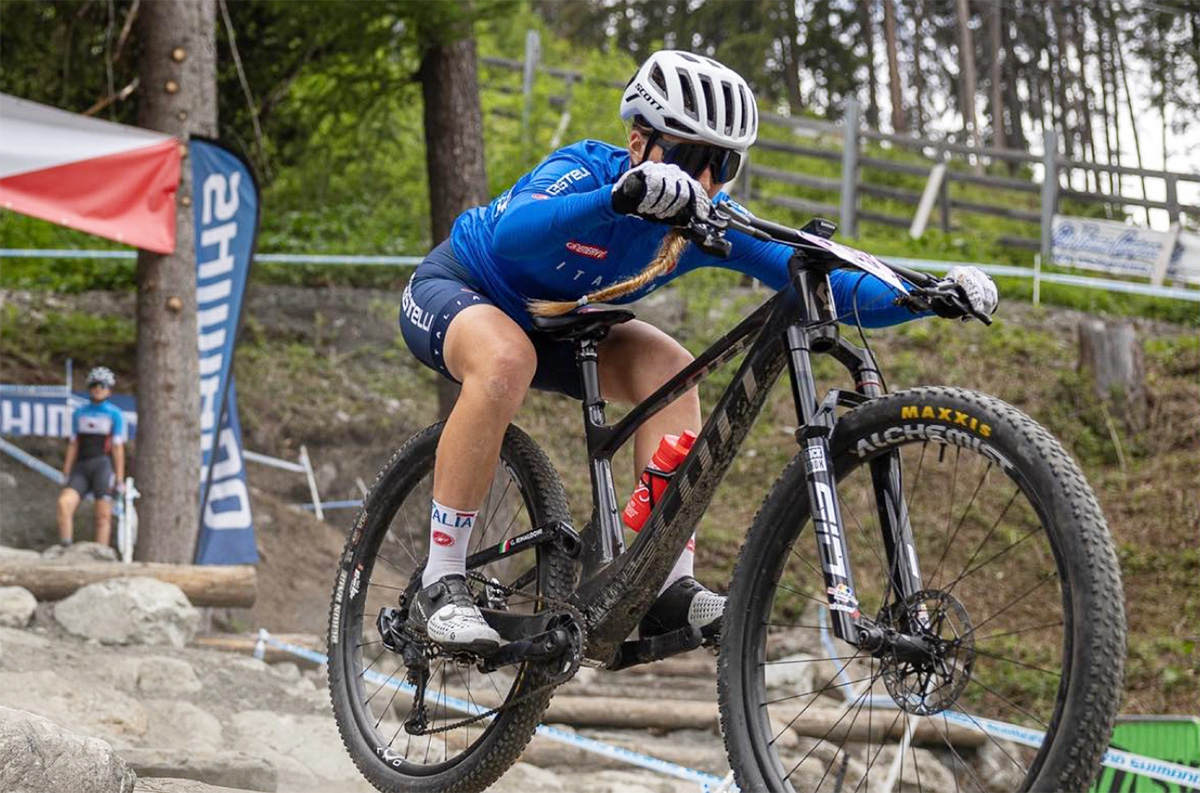 Giulia Rinaldoni, sesta agli Europei mtb di Anadia - credit Giulia Challanchin